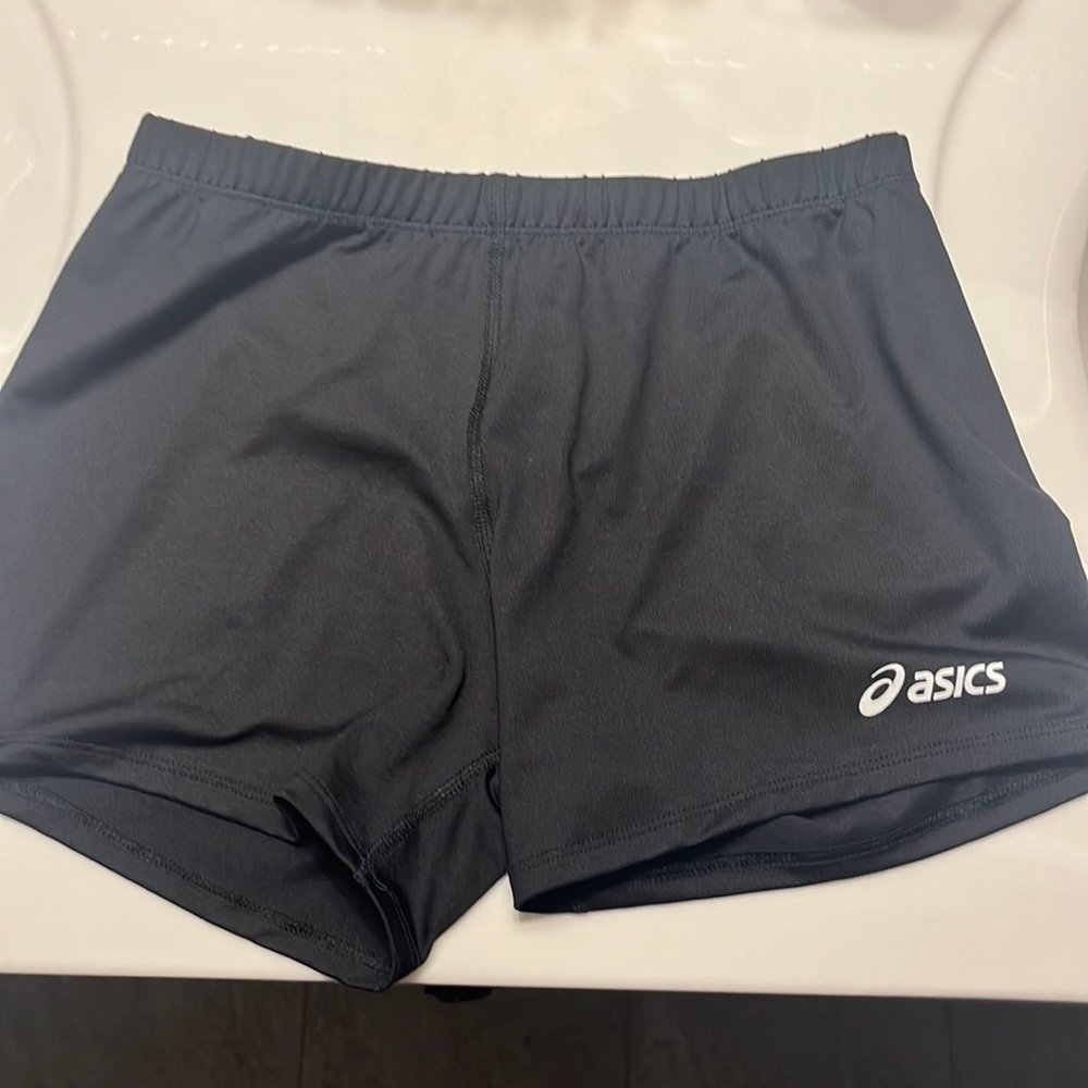 Black large ASICS volleyball spandex never worn